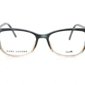 Marc Jacobs Teal Ombre Acetate Glasses Eyeglasses Frame W/ Case